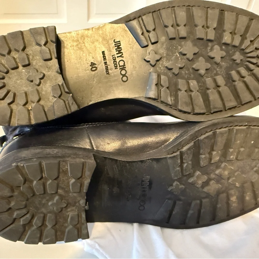 Jimmy Choo Dante Moto Boots in Navy
Includes original dust bag - Picture 5 of 5